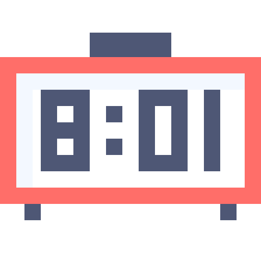 Цифровые часы Generic Flat иконка