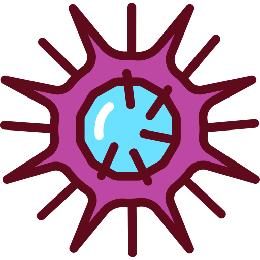 virus Generic Outline Color icono