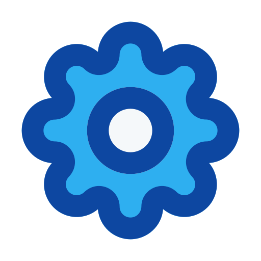 Cogwheel Generic Outline Color icon