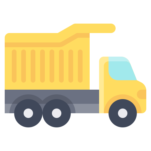 camion della spazzatura Generic Flat icona