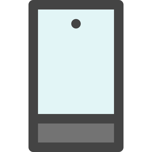 smartphone Generic Outline Color icona