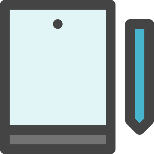 그리기 태블릿 Generic Outline Color icon