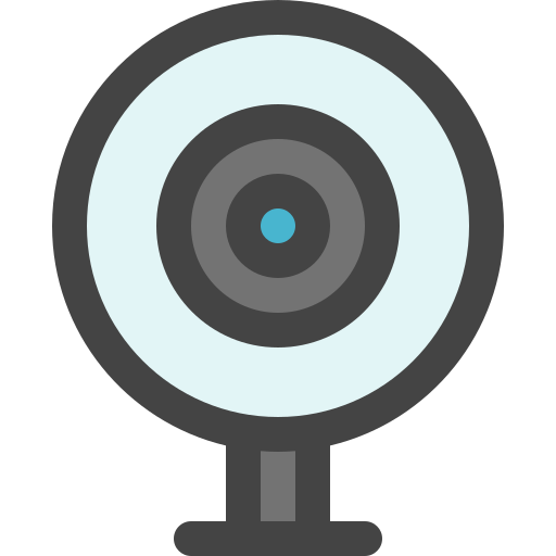 kamera bezpieczeństwa Generic Outline Color ikona