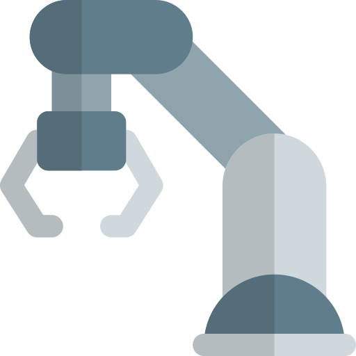 brazo mecanico Pixel Perfect Flat icono