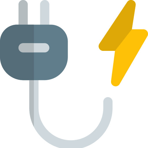 Electric socket Pixel Perfect Flat icon