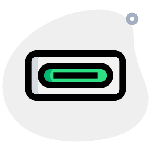 usb 포트 Generic Rounded Shapes icon