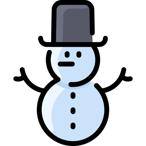 bonhomme de neige Vitaliy Gorbachev Lineal Color Icône