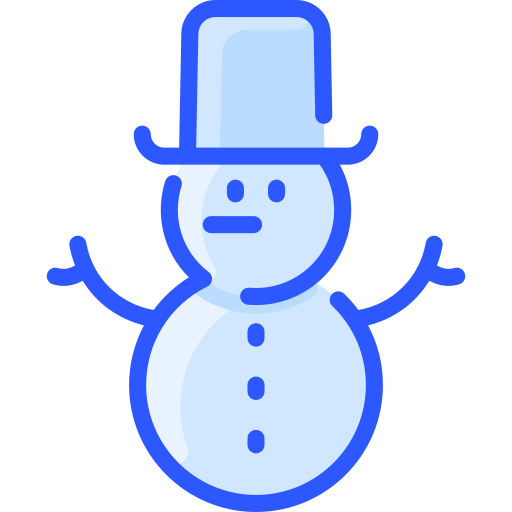 sneeuwman Vitaliy Gorbachev Blue icoon