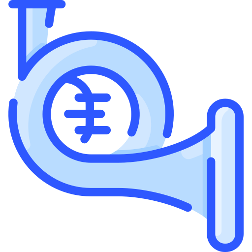 French horn Vitaliy Gorbachev Blue icon