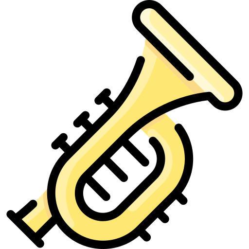 trompete Vitaliy Gorbachev Lineal Color icon
