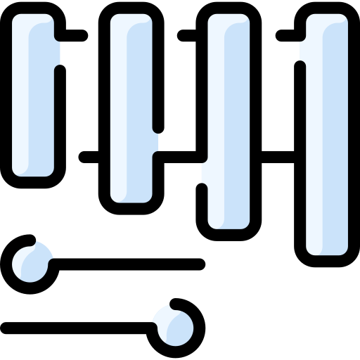 xilófono Vitaliy Gorbachev Lineal Color icono