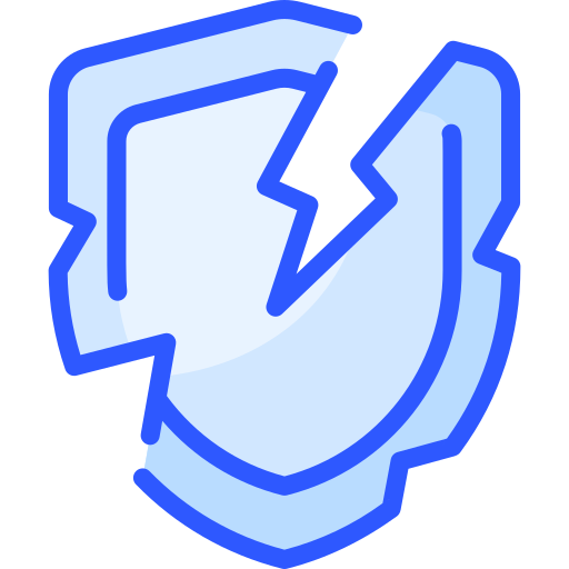 escudo roto Vitaliy Gorbachev Blue icono