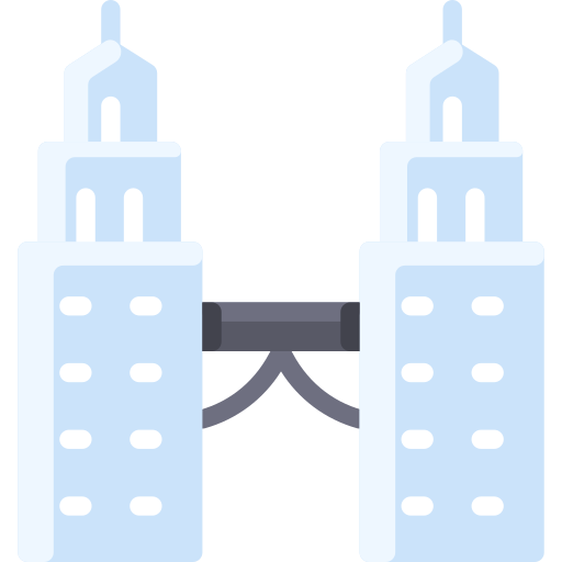 torres petronas Vitaliy Gorbachev Flat icono