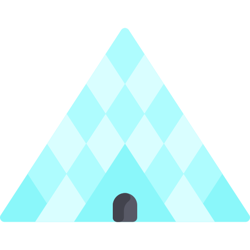 louvre-pyramide Vitaliy Gorbachev Flat icon