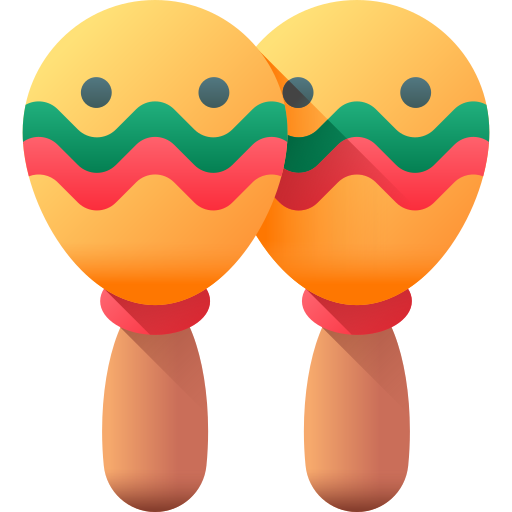 maracas 3D Color icon