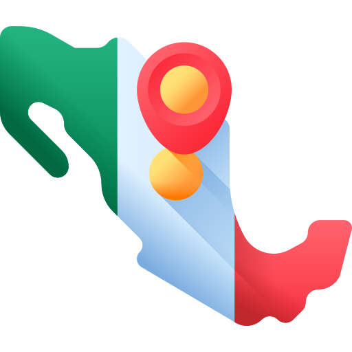 Mexico 3D Color icon