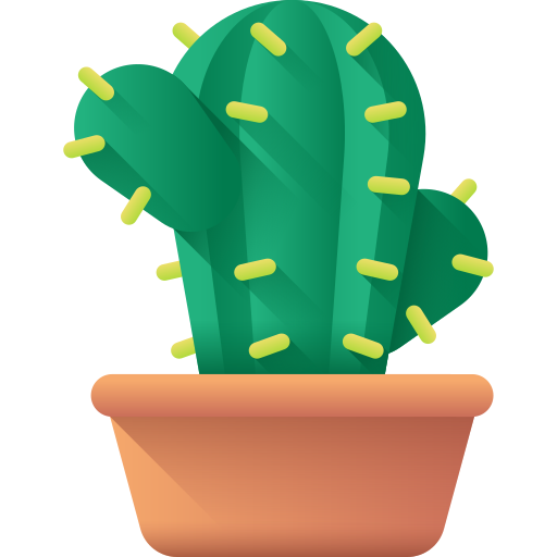 Cactus 3D Color icon