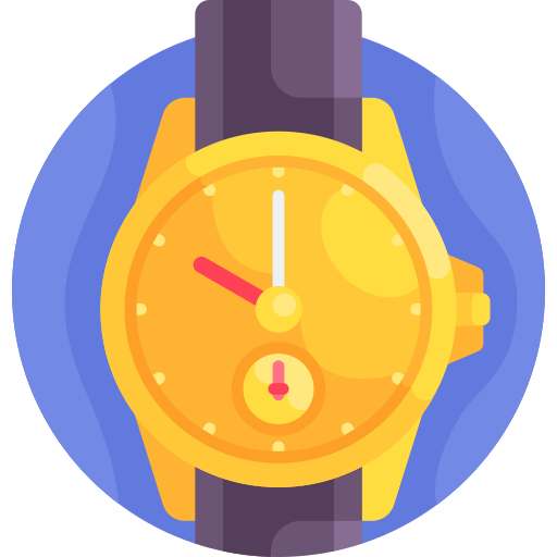 Wristwatch Detailed Flat Circular Flat icon