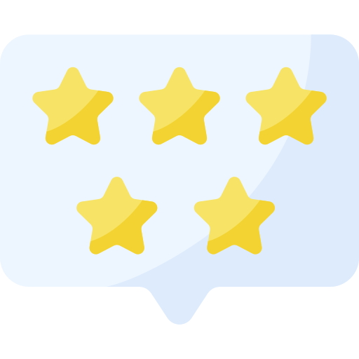 Five stars Special Flat icon