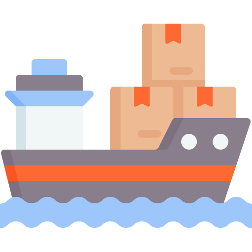 Cargo boat Special Flat icon