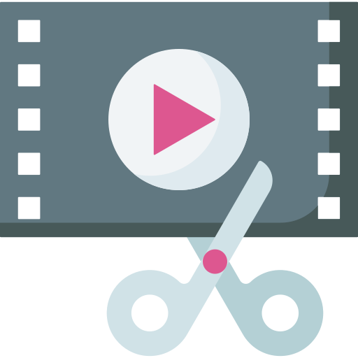 videobearbeitung Special Flat icon