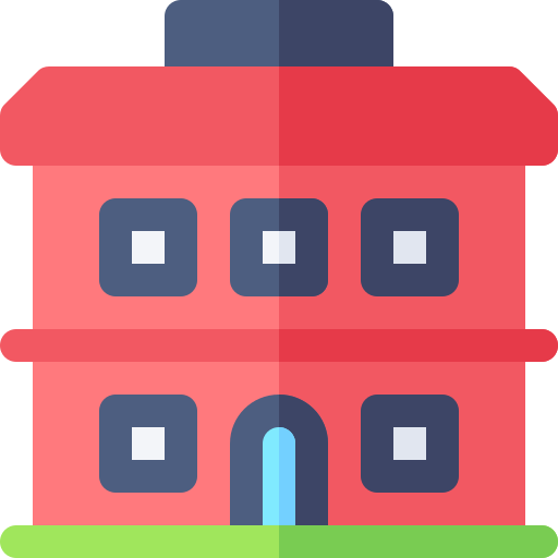 Apartment Basic Rounded Flat icon