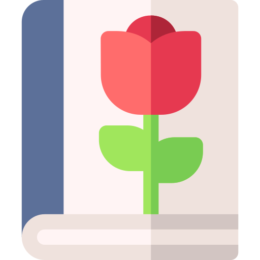 Romantic novel Basic Rounded Flat icon