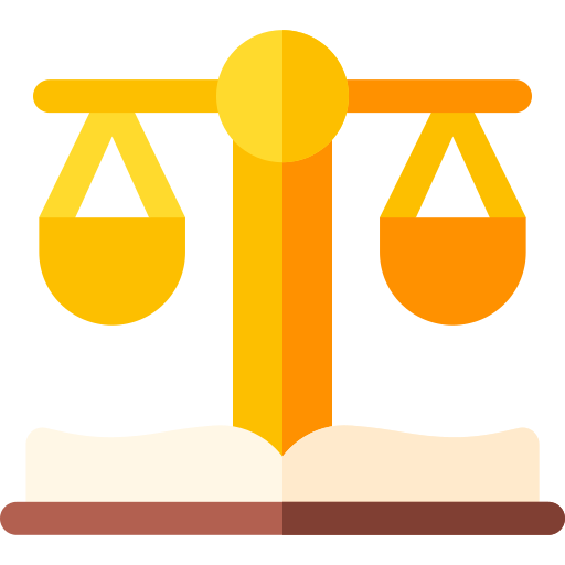 libro de leyes Basic Rounded Flat icono