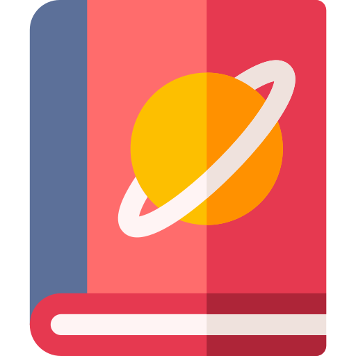 Science book Basic Rounded Flat icon