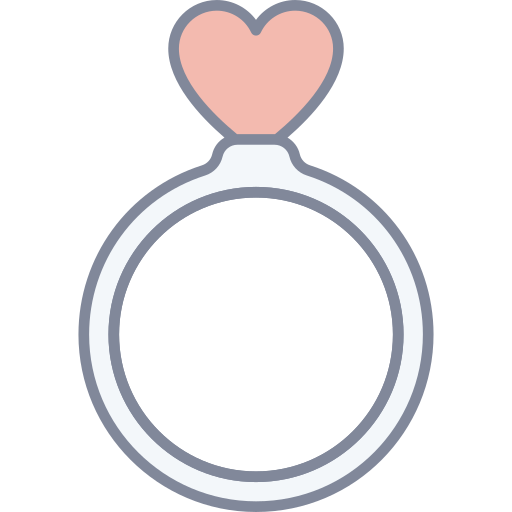 verlobungsring Generic Outline Color icon