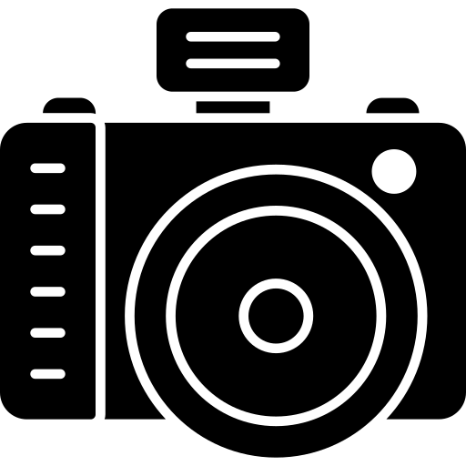 fotocamera Generic Glyph icona