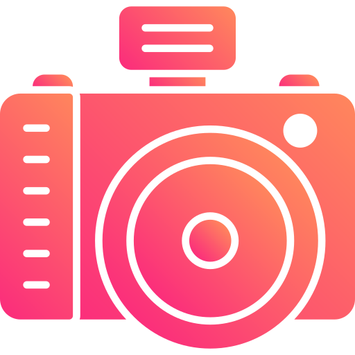aparat fotograficzny Generic Flat Gradient ikona