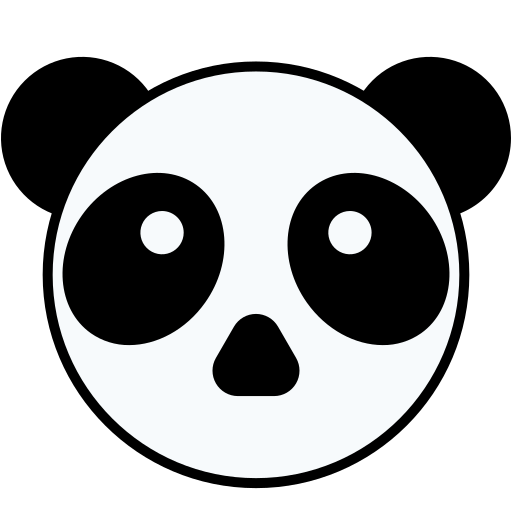 panda Generic Outline Color ikona