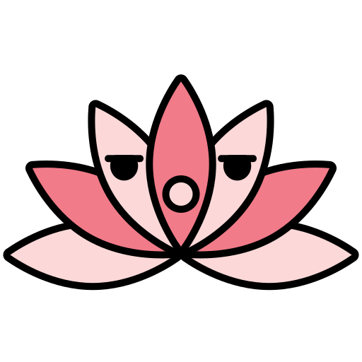 Lotus flower Generic Outline Color icon