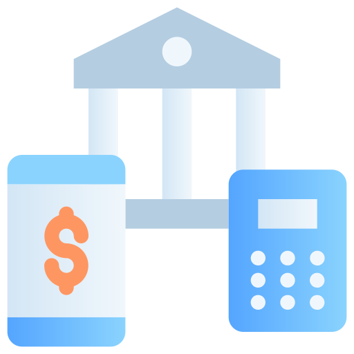 banksysteem Generic Flat Gradient icoon