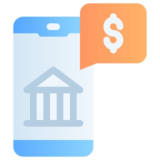 mobiles banking Generic Flat Gradient icon