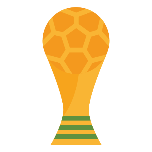 trofeo de fútbol Kosonicon Flat icono