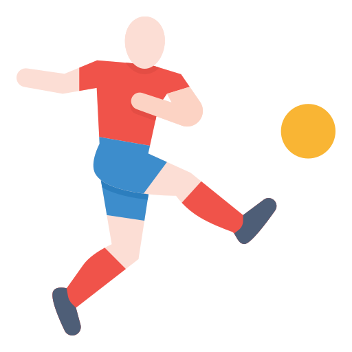 Soccer player Kosonicon Flat icon