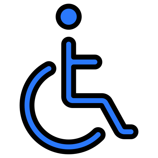 disabilità Generic Outline Color icona