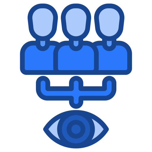 ビジター Generic Blue icon