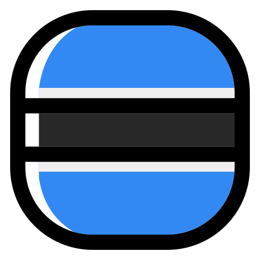 botswana Generic Outline Color icona