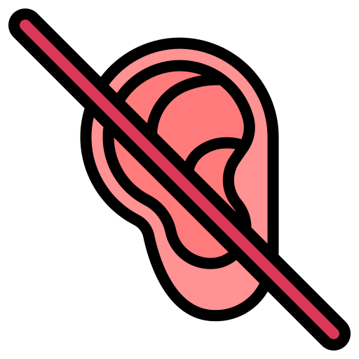 Deaf Generic Outline Color icon