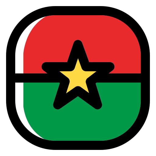 Буркина-Фасо Generic Outline Color иконка
