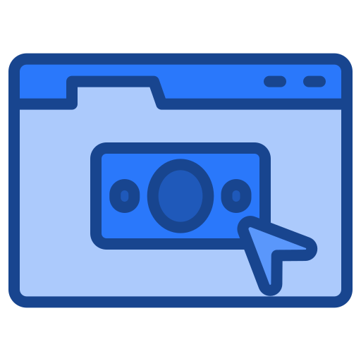 webseite Generic Blue icon