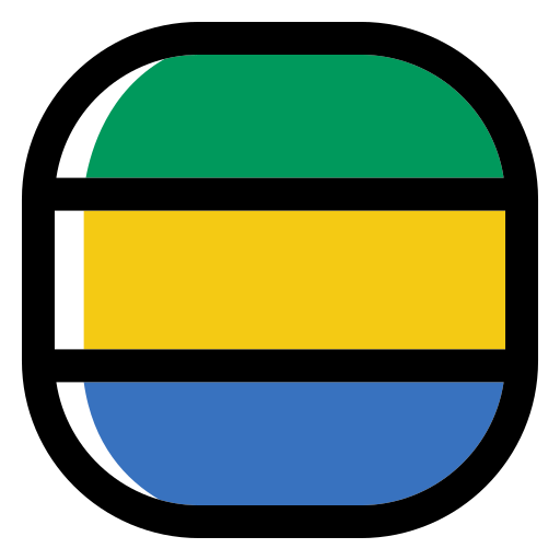 ガボン Generic Outline Color icon
