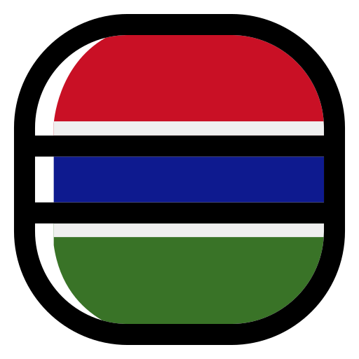 Гамбия Generic Outline Color иконка