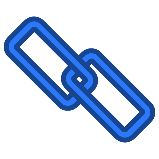 Chain Generic Blue icon