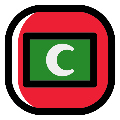 malediven Generic Outline Color icon