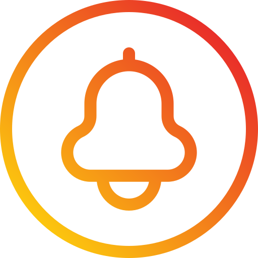 Bell Generic Gradient icon