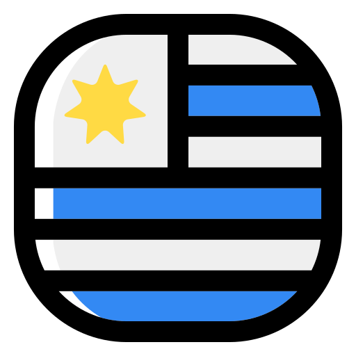 uruguai Generic Outline Color Ícone